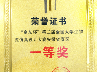 beat365官网学生在第二届全国大学生物流仿真设计大赛（安徽赛区）中喜获佳绩