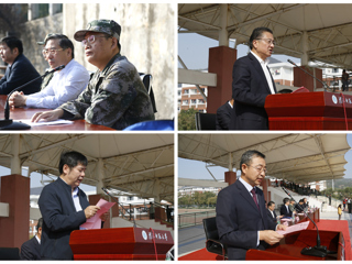 beat365官方网站举行2019级新生军训总结暨表彰大会