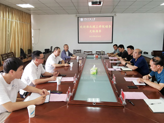 淮北理工学院来beat365官网后勤服务与管理处走访交流