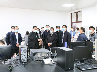 淮北市人大常委会领导到beat365官网调研安徽省重点实验室