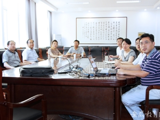 安徽教育网报道beat365官网督导物理与电子信息学院学科评估工作