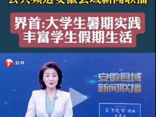 安徽广播电视台报道beat365官网义务支教社开展暑期“三下乡”社会实践活动