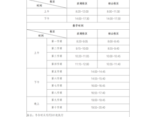 ​beat365官方网站作息时间表(冬季)